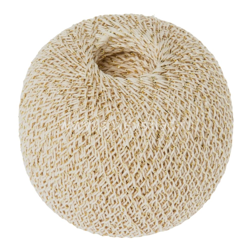 Пряжа ПНК им.Кирова Золотой Шар / уп.6 мот. по 50 г, 390м, 0103 молочный