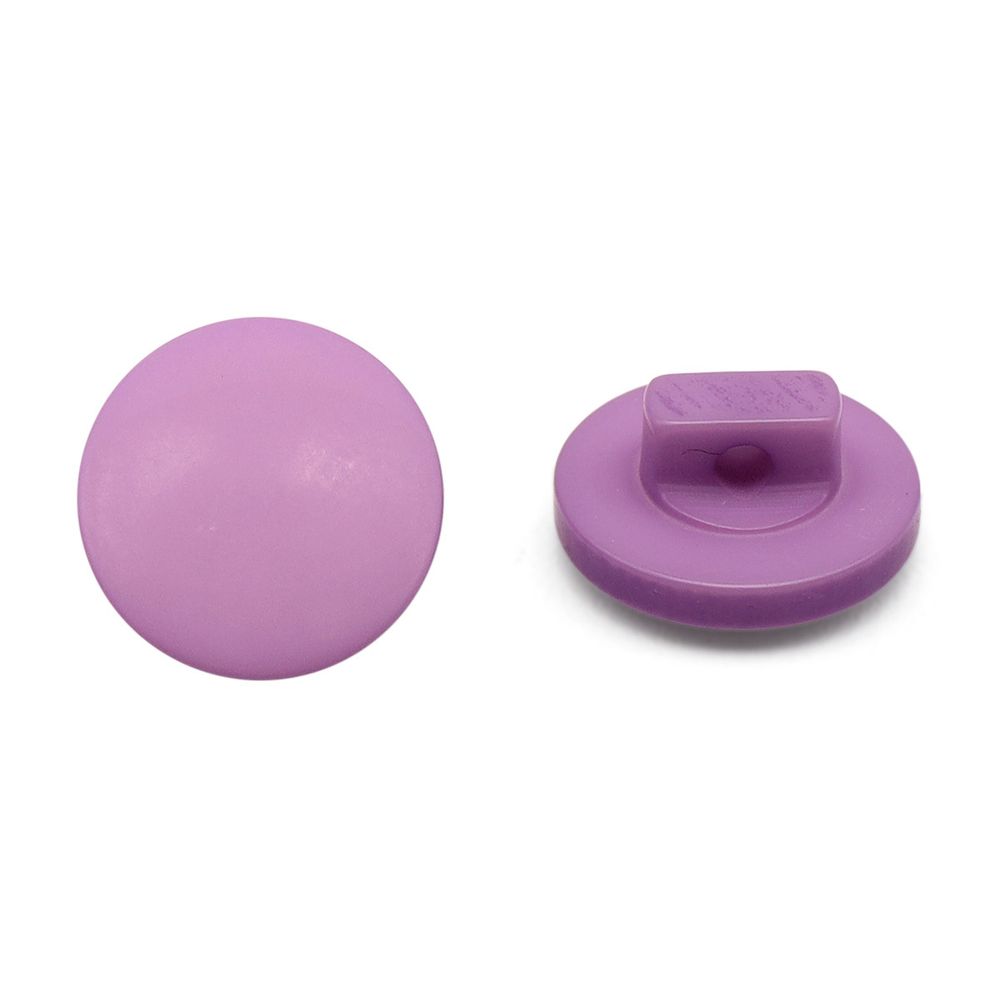 Пуговицы на ножке 16L (10мм), пластик (Purple (фиолетовый)), NE68, 72 шт