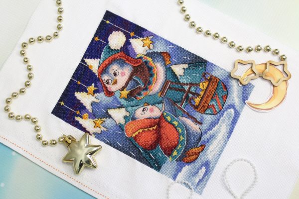 Набор для вышивания МП Студия НВ-797 Звёздное небо, 20х14 см