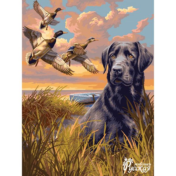 Картина по номерам Русская живопись, Охотник 40х50см