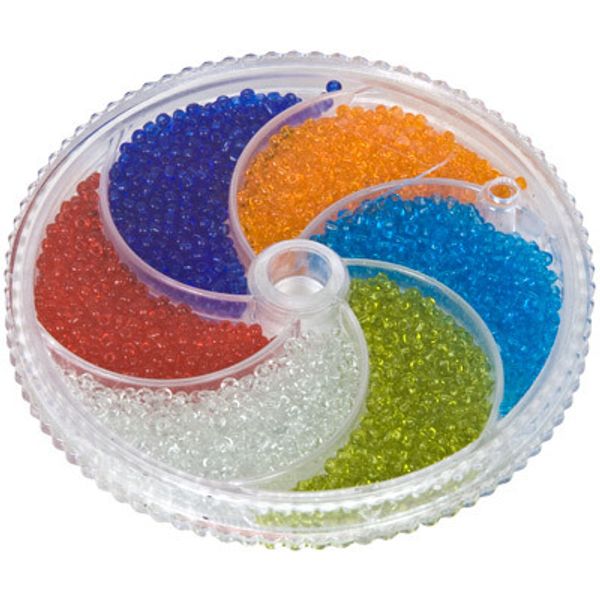 Набор бисера для рукоделия №1 ассорти прозрачный, Zlatka SBR