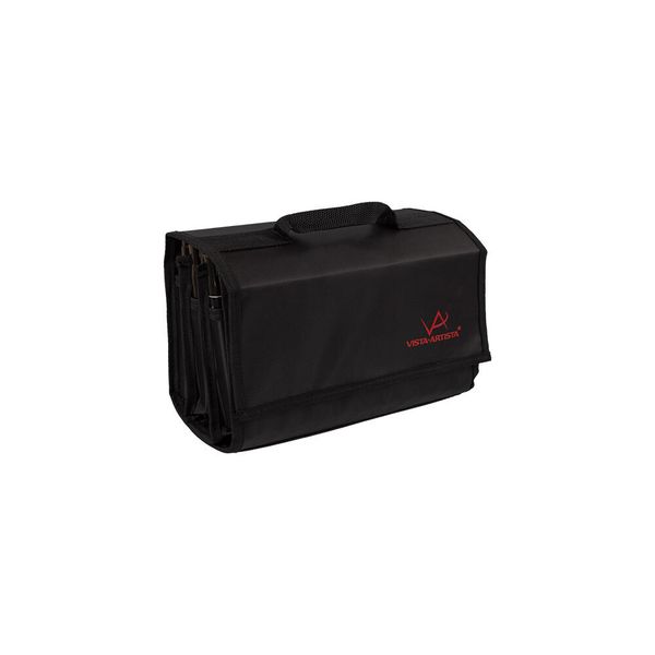 Пенал для маркеров на 72 шт, 16х28х11 см, VPBM-01, 100% нейлон, черный, Vista-Artista