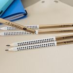 Карандаш чернографитный трехгранный заточенный ТМ (HB) 12 шт, 03 золотой, ВКФ 12Д-3000