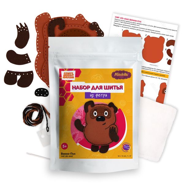Набор для шитья игрушки Miadolla, Союзмультфильм. Винни-Пух