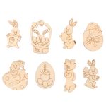 Заготовка из фанеры (мини набор) Пасхальный фанера 3х5х0.3 см, 01, Mr.Carving ВД-1227