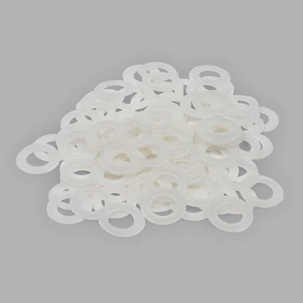 Кольцо уплотнительное пластик под блочку/ люверс №28 (≈1000 шт) New Star