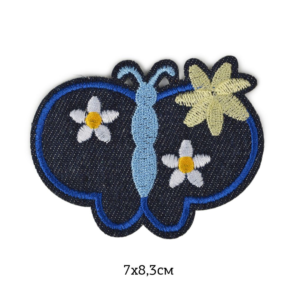 Термозаплатки арт.TEP.RO.18 цв.черный 7х8,3см, уп.10 шт