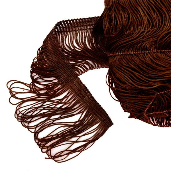 Бахрома отделочная 90.0 мм / 25 метров, 200 т.коричневый