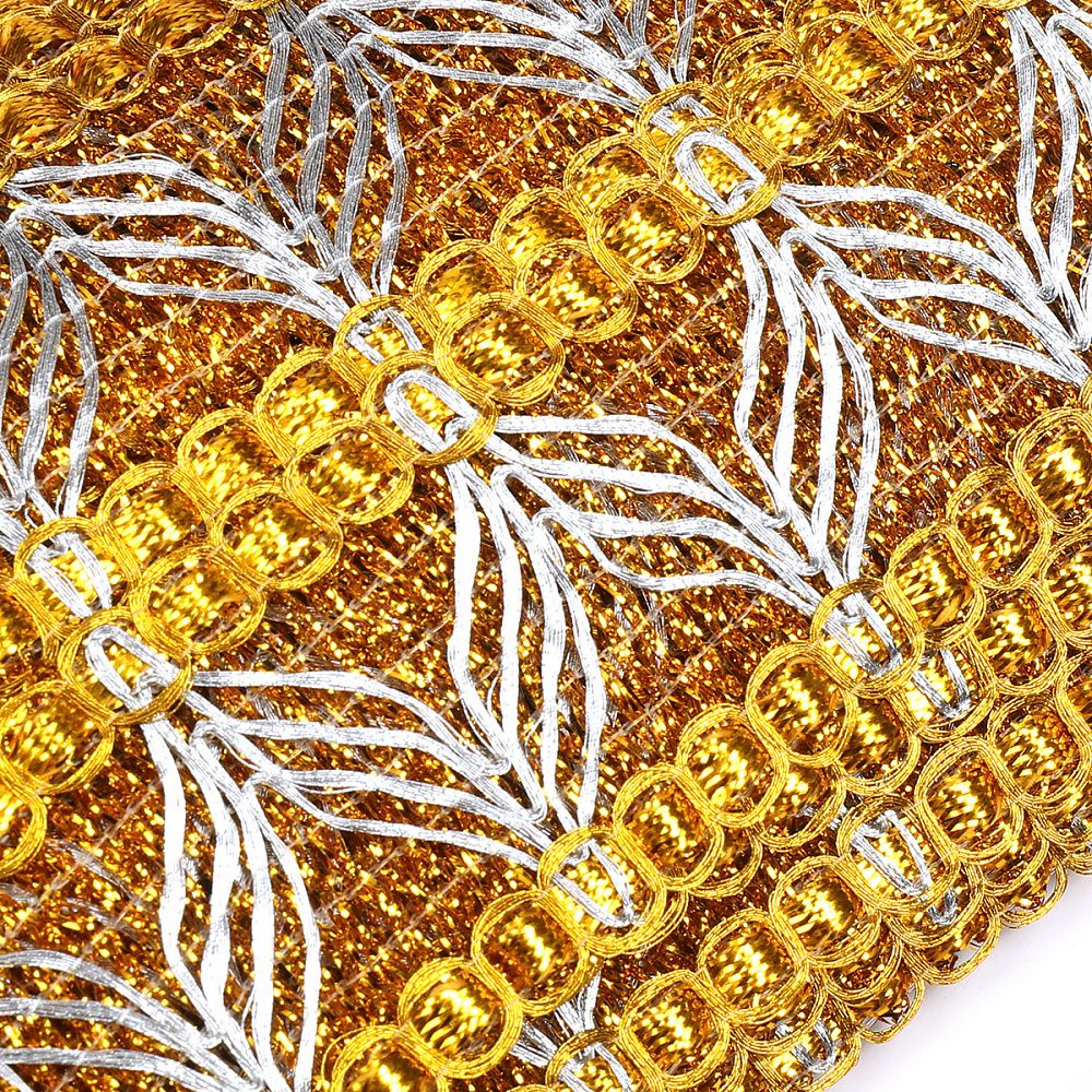 Тесьма отделочная 40 мм, 13-7871 цв.золото уп.13.71м