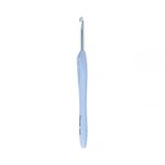 Крючок для вязания с прорезиненной ручкой металл ⌀5.0 мм, 16 см, Gamma RHP