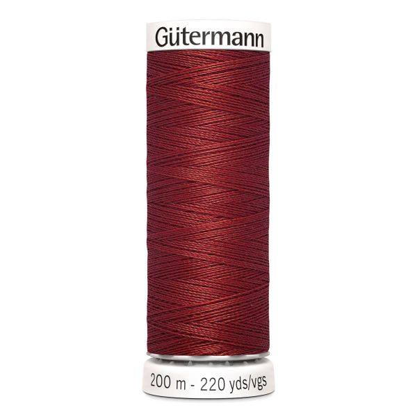 Нитки универсальные Gutermann Sew-all, 200м, 221 красно-терракотовый, 5 катушек
