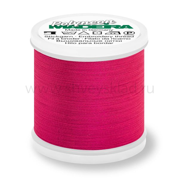 Нитки вышивальные флюоресцирующие Madeira Polyneon №40, 400 м, цв. 1910, 9845, 5 катушек