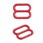 Рамки-регуляторы для бюстгальтера пластик 10.0 мм, 100 шт, C820 красный