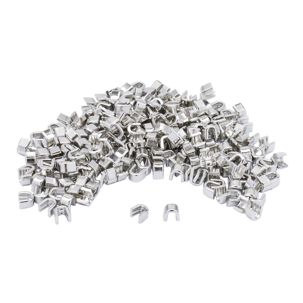 Ограничитель верхний для металлической молнии Т8 (никель), 0298-0360, 100 шт