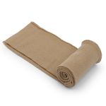 Подвяз (довяз) трикотажный 7.5х80 см, однослойный в полоску, песочный цв.085