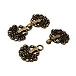 Крючки пришивные декоративные 37х17 мм, ag, 10 шт