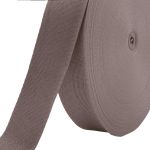 Тесьма (лента) киперная 40 мм / 50 метров, 13 г/м, 100% полиэфир, 09 кофе