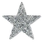 Переводная наклейка Гламур Звезда серебр. 1шт, Prym
