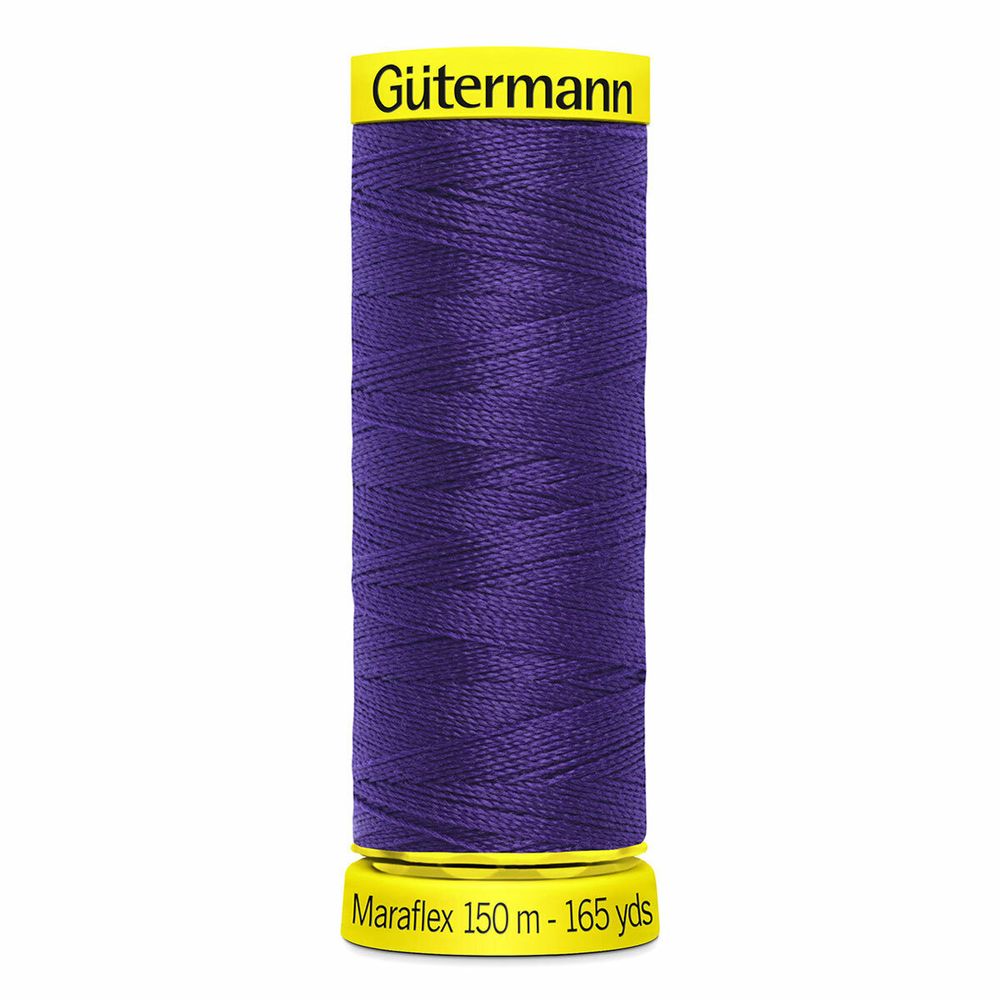 Нитки для трикотажа Gutermann Maraflex, 150м, 373 т.фиолетовый, 5 катушек