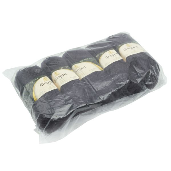 Пряжа Камтекс Флорис / уп.5 мот. по 100 г, 150 м, 137 маренго