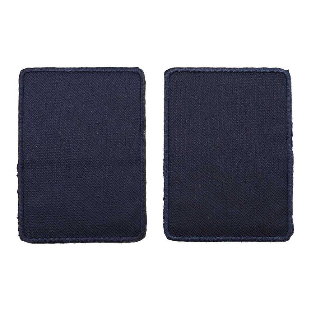 Термоаппликация Прямоугольник 11х5см, уп. 2 шт, цв.синий