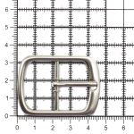 Пряжка металл 27 мм. серебро, 10 шт