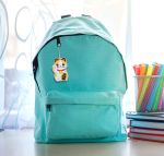 Алмазная (кристальная) мозаика Фрея, подвеска Манэки-нэко, 6х9 см