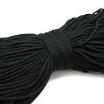 Шнур плетеный ⌀4.0 мм / 200 метров, 005 черный