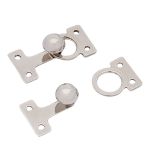 Крючки пришивные декоративные 10х21 мм, никель, 10 шт