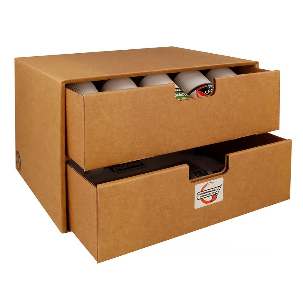 Набор красок Pebeo Ceramic Коллекция по керамике и металлу с аксессуарами 10 цв. 45 мл