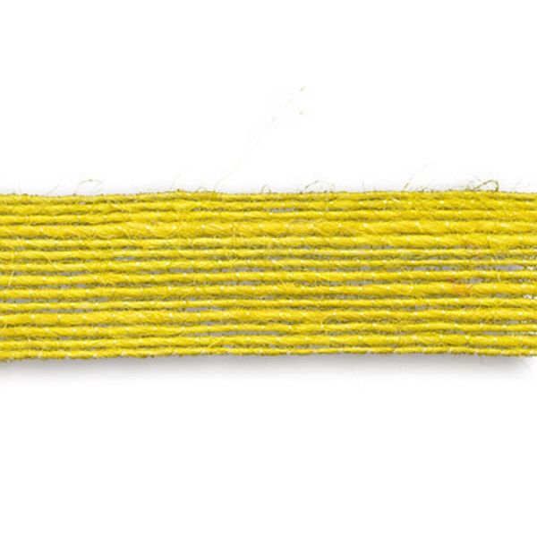 Лента джутовая 15.0 мм / 5 шт по 3 метра, 02 желтый, Gamma DRJ-15