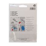 Заплатка термоклеевая, хлопок, 8х11см, серебряный, Prym