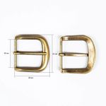 Пряжка ременная металл 40 мм латунь, металл, 4 шт, BIG