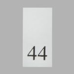 Этикетка-размерник, белый, 10х20 мм, 100 шт, 44