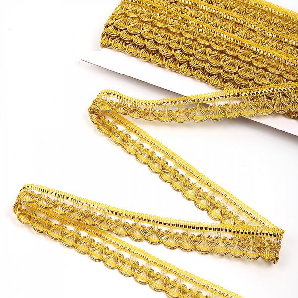 Тесьма отделочная 30 мм / 13.71 метров, TBY 10578 цв.золото