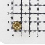 Часть кнопки Альфа (S-образная) ⌀11 мм (C-часть), 5 золото (C-часть), 100 шт, BIG