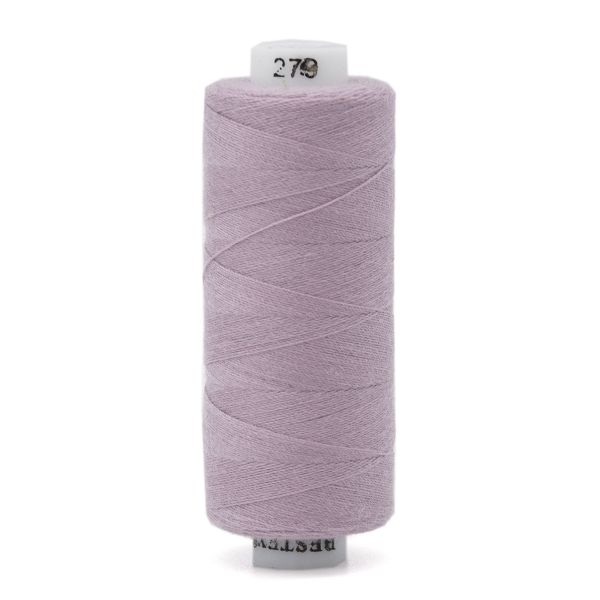 Нитки швейные бытовые Bestex 40/2, 365 м (400 ярд) / 10 кат., 279 пыльно-сиреневый