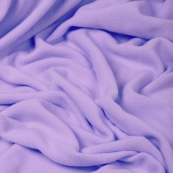 Флис 2-сторонний 190 г/м², 150 см / 2 метра, TBY-0059-F166 цв.F166 лаванда