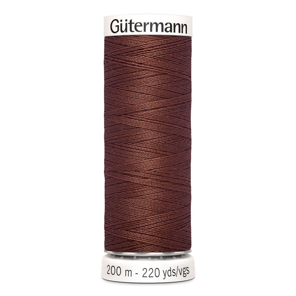 Нитки универсальные Gutermann Sew-all, 200м, 478 коричнево-розовый, 1 катушка