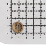 Пуговицы 4 прокола мужская костюмные 391387/4 24 (3904 св.коричневый), 50 шт