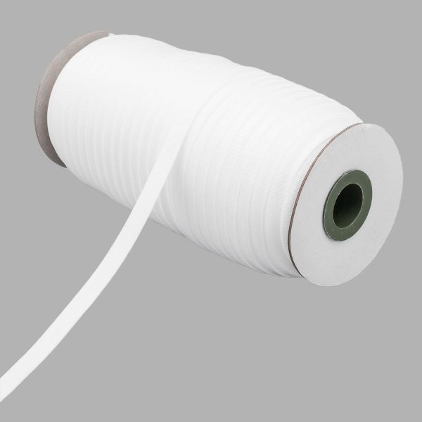 Резинка бельевая (бретелечная) 9.0 мм / 65.8 метров, белый