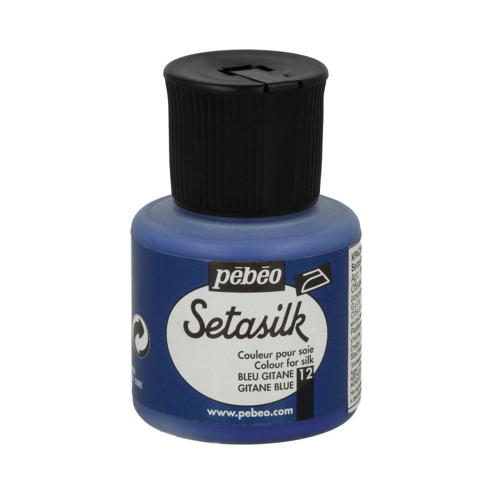 Краска по шелку Setasilk 45 мл, 181-012 цыганский синий, Pebeo