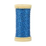 Мулине Gamma металлик M 5 мотков по 50 метров, M-137 белый/яр.голубой, Gamma BRILL