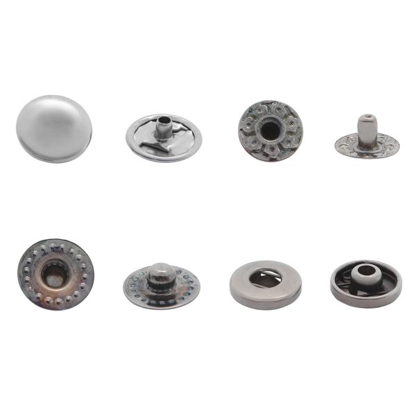 Кнопка Альфа (S-образная) ⌀10.0 мм, ≈144 шт, СТАЛЬ, черный никель, NEW STAR