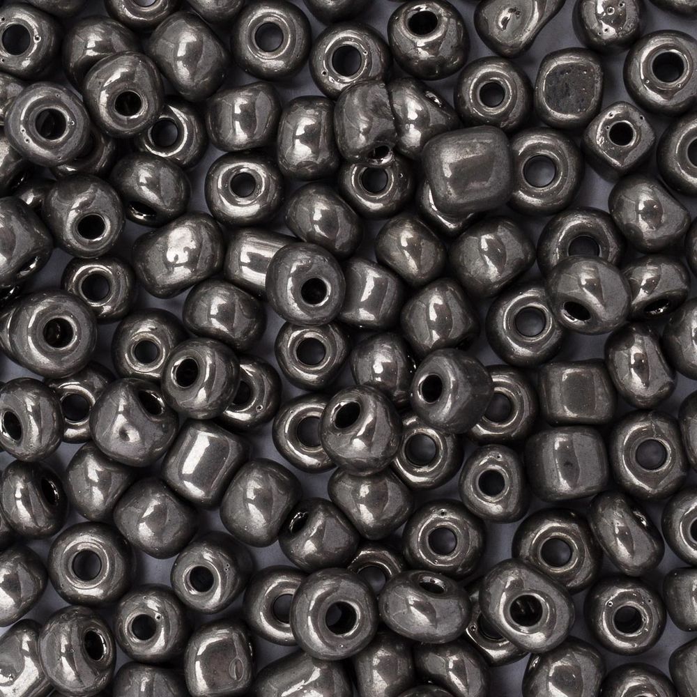 Бисер Astra&Craft 6/0 (4.1 мм), 150 г (10х15 г), цв. 577 эффект стали