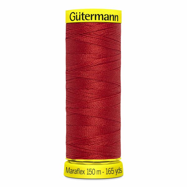 Нитки для трикотажа Gutermann Maraflex, 150м, 364 красно-лососевый, 5 катушек