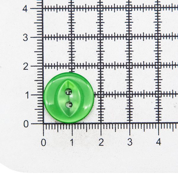 Пуговицы 2 прокола 28L (210 зеленый), CX-2719, 144 шт
