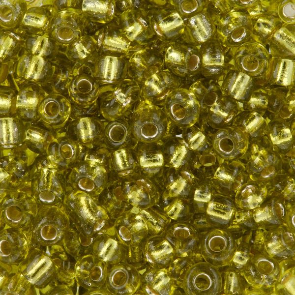 Бисер Zlatka 8/0 (2.9 мм), 100 г (10х10 г), №0024 салатовый, GR