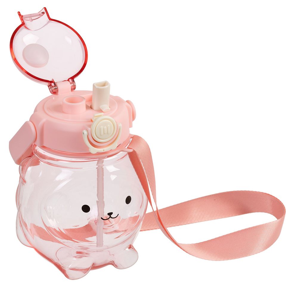 Бутылка пластиковая 1100 мл, 12х16 см, №03 розовый, Lol&Pop LLP-009