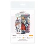 Набор для вышивания нитками МП Студия, Удачный кадр 19х14см